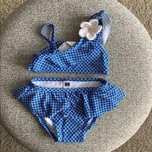 SOLD- Janie and Jack 2 Piece Swimsuit and Cover Up